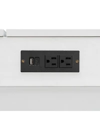 Streamdale Furniture Murphy Bed with Drawer, Sockets and Usb Ports