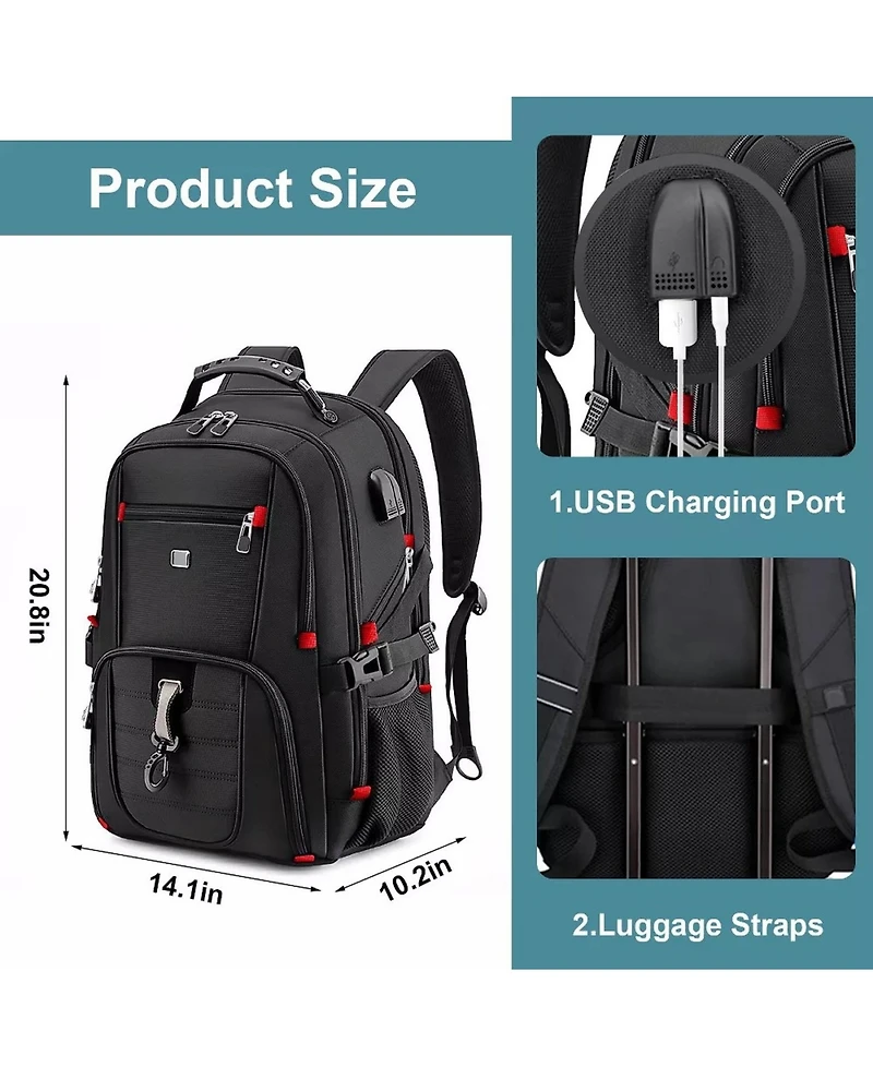 Sugift Unisex Expandable Team Backpack