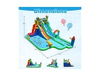 Slickblue Kids Giant Bounce House Water Slide Park with 950W Blower
