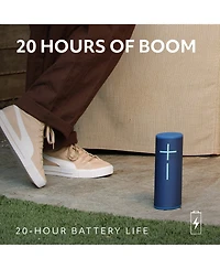 Ultimate Ears Megaboom 4: Portable Waterproof Bluetooth Speaker, 360° Sound, Thundering Bass, 20-Hour Battery, 147ft Range