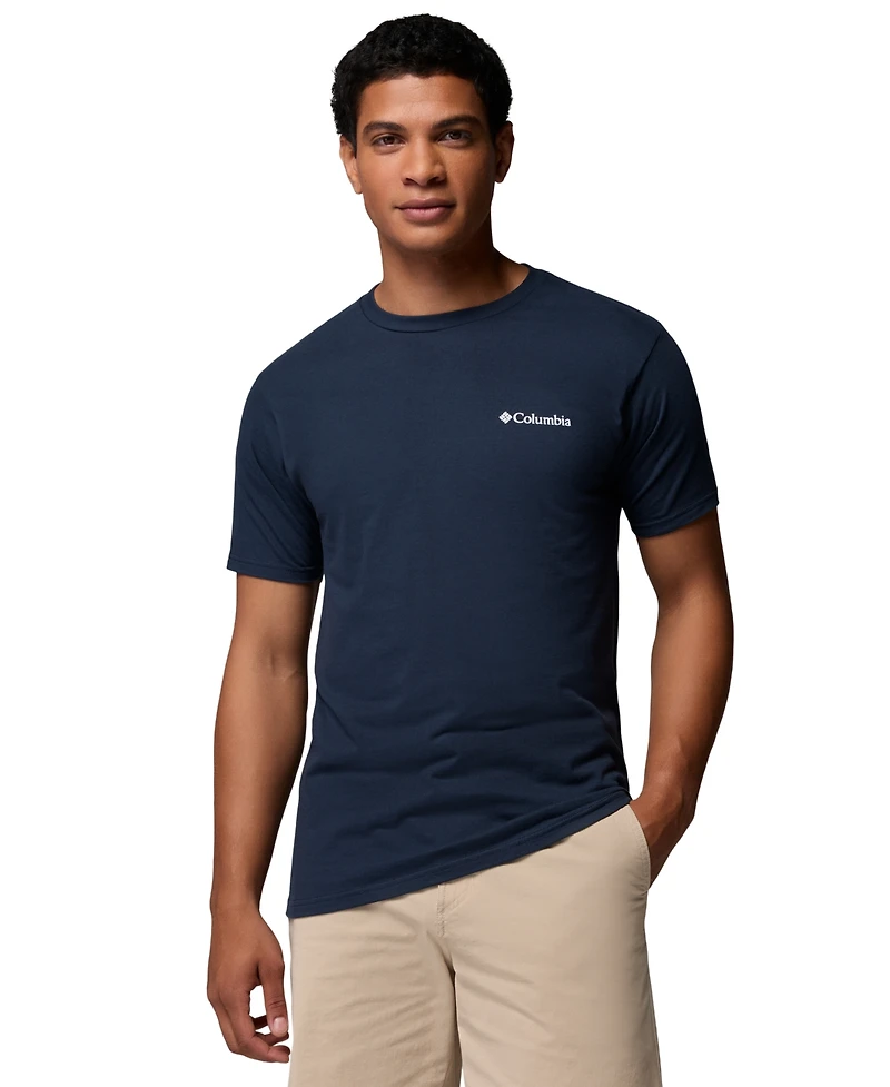 Columbia Men's Bold Mountain Logo Graphic Print T-Shirt