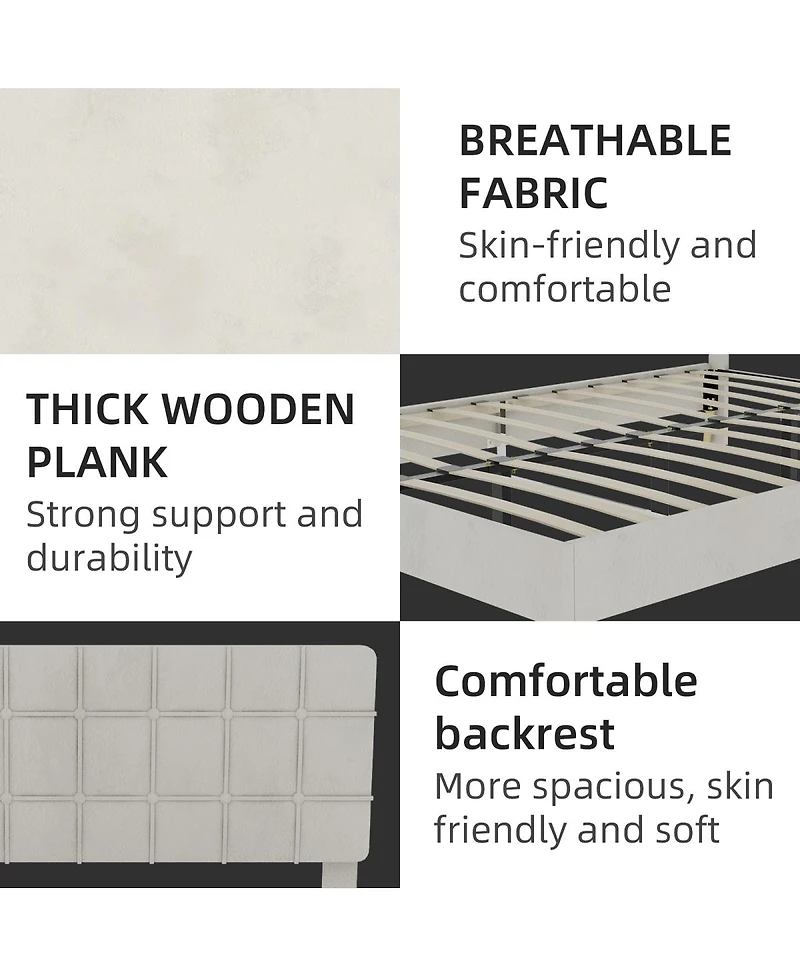 Streamdale Furniture Best-Selling Soft Pack Headboard, Modern Minimalist