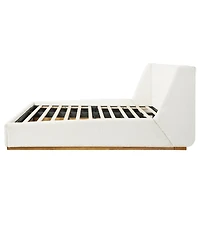 Streamdale Furniture Luxury upholstered bed with wings