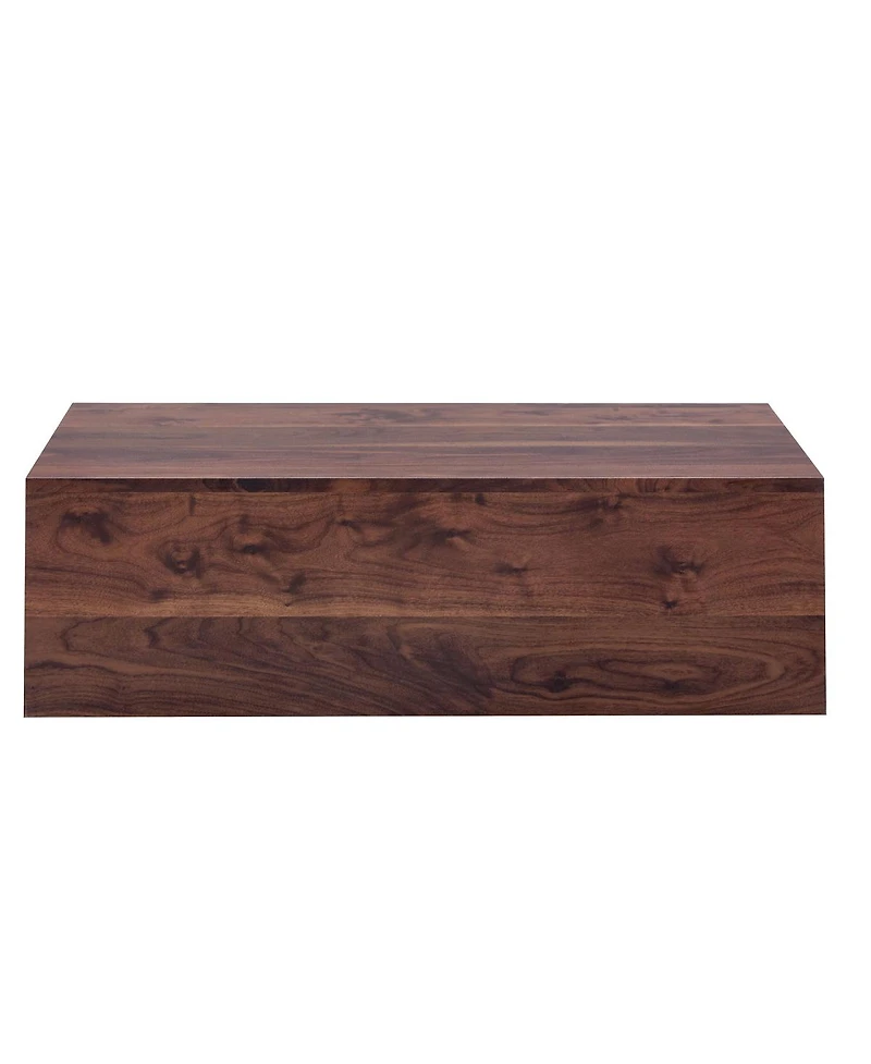 Streamdale Furniture Wood Grain Mdf Coffee Table - 39.3 x 23.6 x 12 Inch