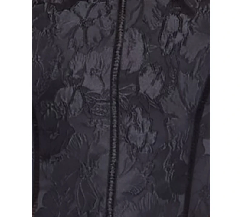 Alex & Sophia Juniors' Strapless Jacquard Petal Dress