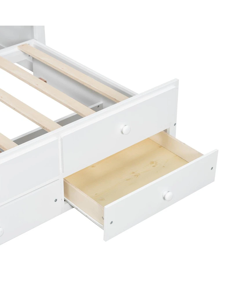 Streamdale Furniture Daybed with Trundle and Drawers