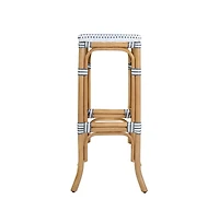 Butler Specialty Laguna 30.5 in. Seat Height Rectangular Rattan Backless Bar Stool