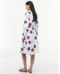 Tommy Hilfiger Women's Classic Poplin Long-Sleeve Shirt Dress