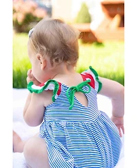 Florence Eiseman Baby Girl's Seersucker Swimsuit With Watermelon