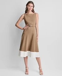 Dkny Women's Sleeveless Midi Dress