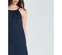Kenneth Cole Women's Cotton-Blend Halter Neck Midi Dress