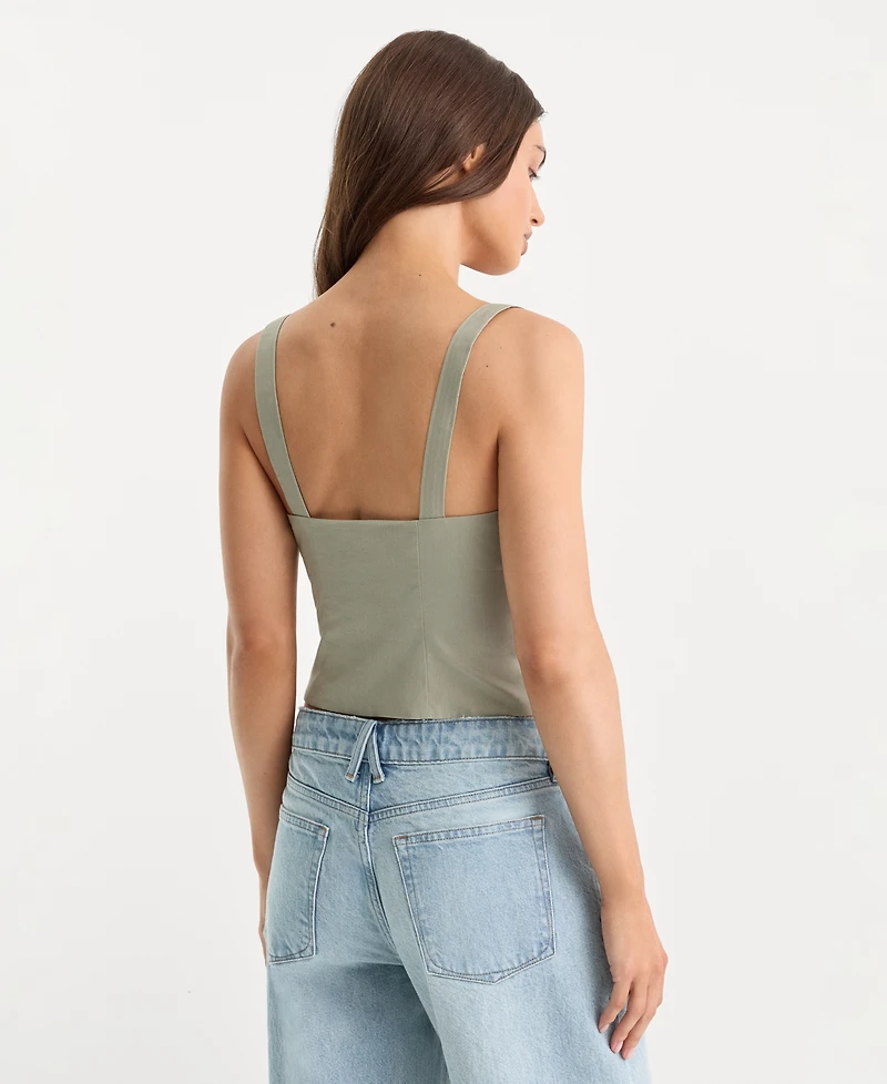 Good American Women's Blend Sleeveless Top