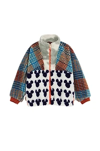 Desigual Boys's Mickey check coat