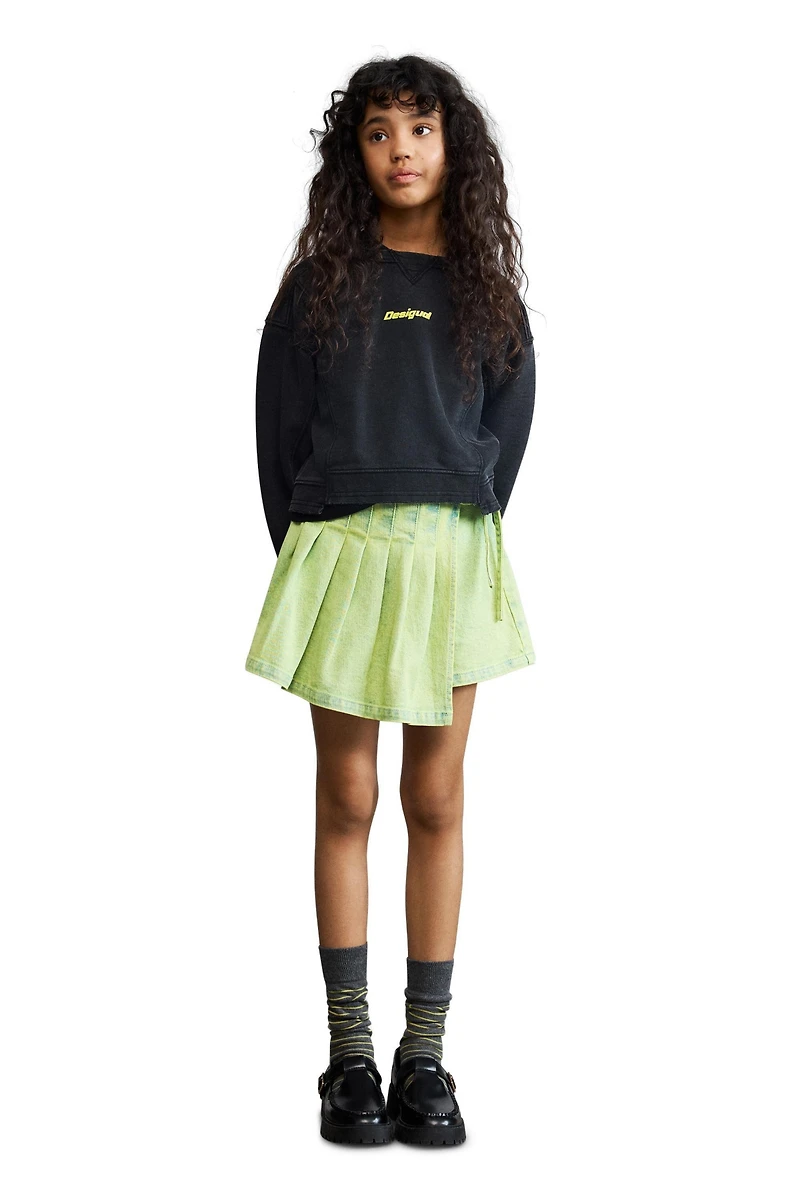 Desigual Girls's Sweatshirt seams logo