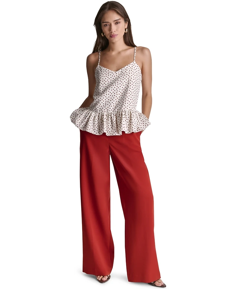 Bcbg Women's V-Neck Sleeveless Top