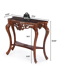 Slickblue 37.6" Two-Tier Console Table for Entryway or Hallway
