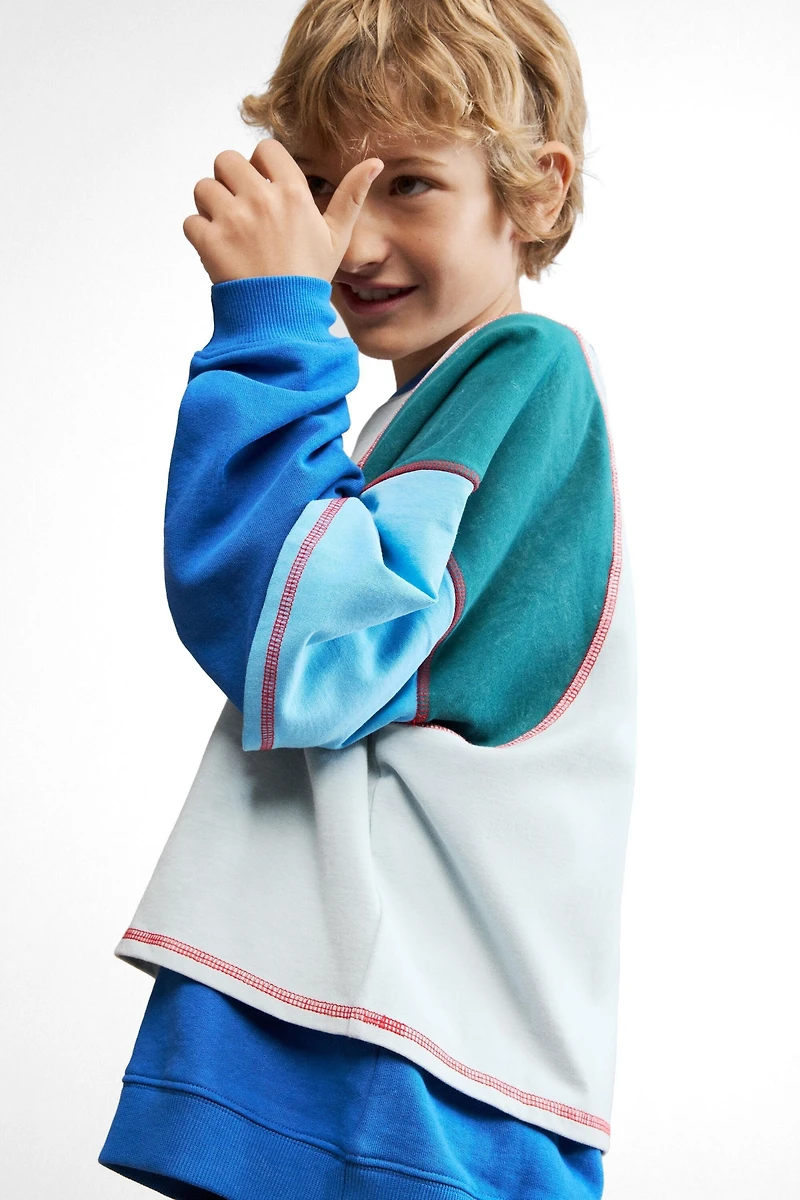 Desigual Boys's Combined sporty sweatshirt