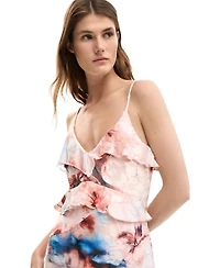 Desigual Women's Floral ruffle dress