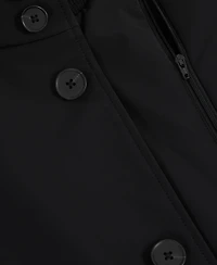 Reiss Men's Player Hybrid Removable-Gilet Overcoat