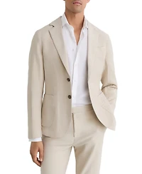 Reiss Men's Jason Garment-Dyed Pique Single-Breasted Suit Blazer