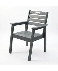 Streamdale Furniture Hdpe Outdoor Terrace Dining Chair Set