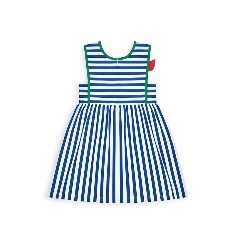 Florence Eiseman Little Girls Stripe Knit Dress With Tulip
