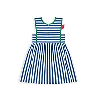 Florence Eiseman Little Girls Stripe Knit Dress With Tulip
