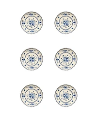 Costa Nova Vila Floral Pattern Appetizer Plates, Set of 6