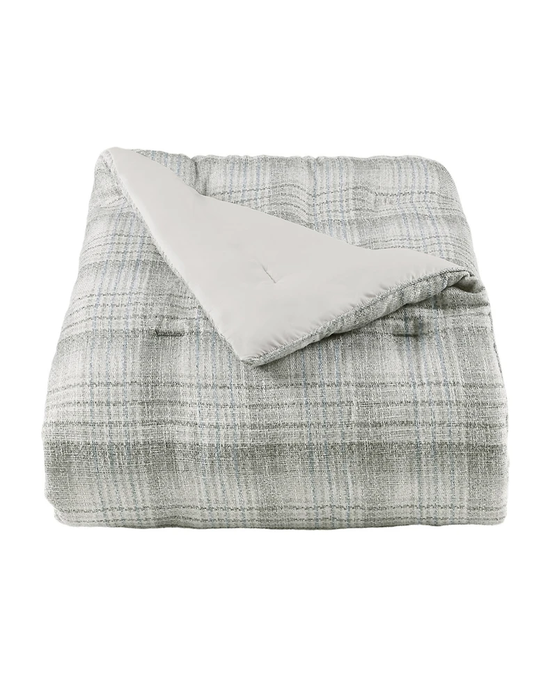 J Queen New York Alejandro Plaid 4-Piece Comforter Set, California King