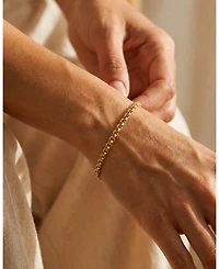 Non-Tarnishing 14k Gold Filled Rolo Chain Bracelet