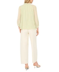 Vince Camuto Women's Split Neck Raglan-Sleeve Blouse