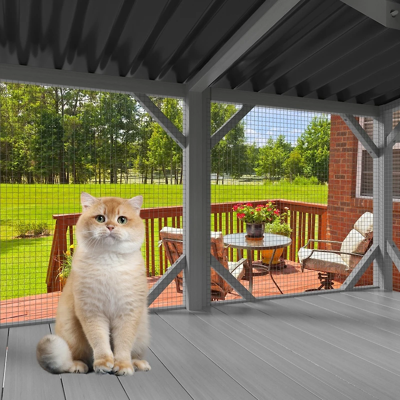 Streamdale Furniture Wooden Cat Window Perch for Large Indoor Cats - Sunbathing and Napping Hammock