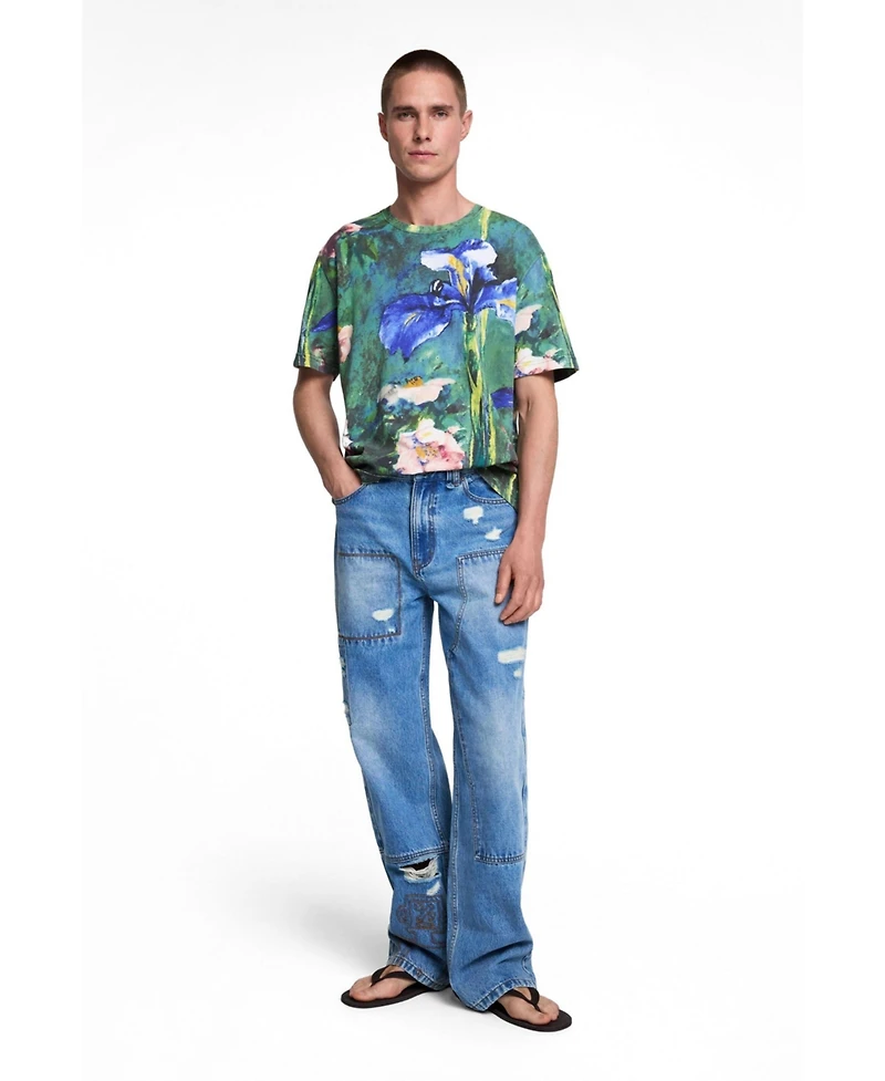 Desigual Men's Flower T-shirt