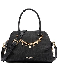 Karl Lagerfeld Paris Charlaine Medium Satchel Handbag