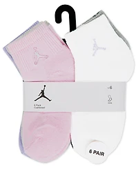 Jordan Boys 7-11 Ankle Socks, 6-Pack