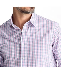 UNTUCKit Men's Regular Fit Long Sleeve Wrinkle Free Dolcetto Shirt
