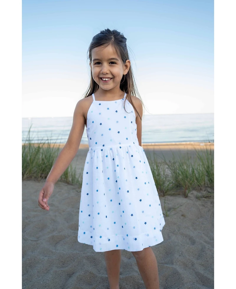 Florence Eiseman Little Girl Embroidered Floral Dress