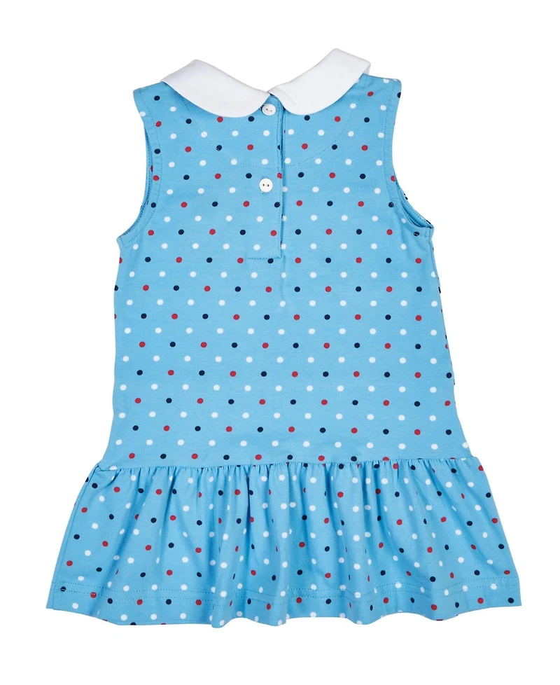 Florence Eiseman Little Girl Printed Knit Dress With Flowers
