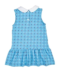Florence Eiseman Little Girl Printed Knit Dress With Flowers