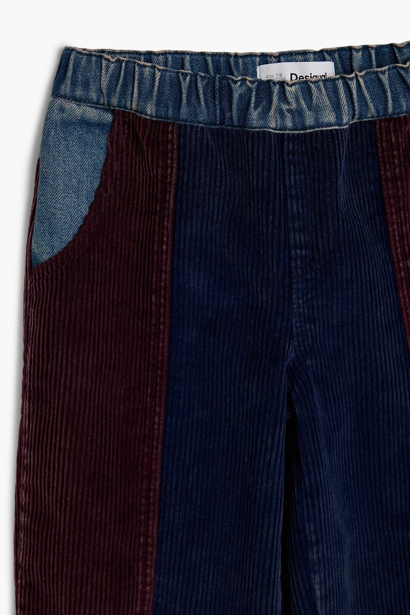 Desigual Boys's Patchwork denim trousers