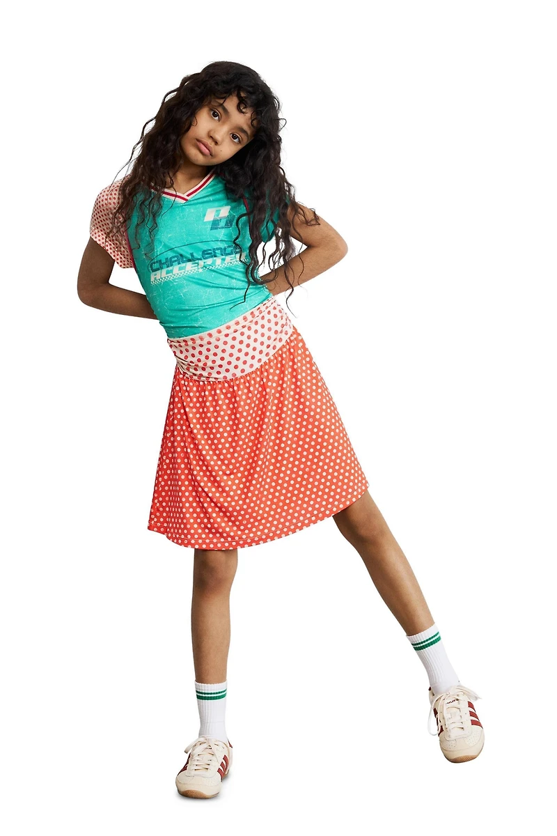 Desigual Girls Girls's Printed knit dress