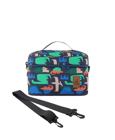 Deux par Deux Little Boy Dinosaur Fun Durable Everyday Lunch Box