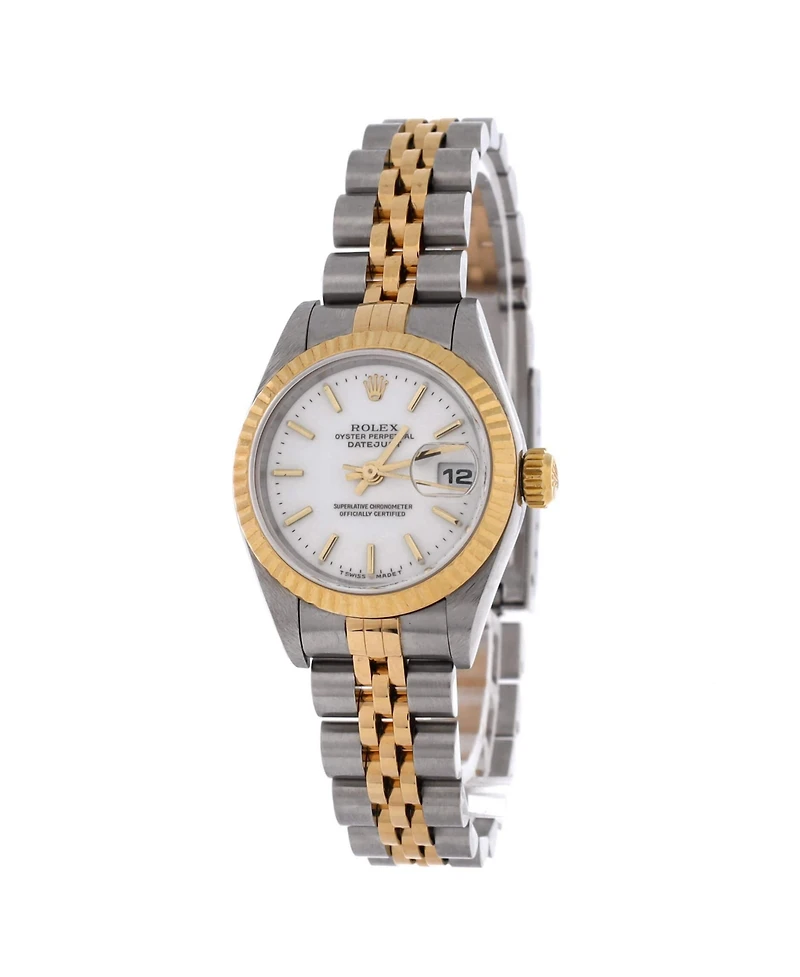 Pre-Owned Rolex Oyster Perpetual Datejust Automatic Watch in Stainless Steel and Gold 26mm