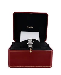 Pre-Owned Cartier Must de Cartier Tank Quartz Watch in Stainless Steel 22mm