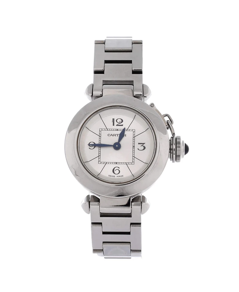 Pre-Owned Cartier Miss Pasha Quartz Watch in Stainless Steel 27mm