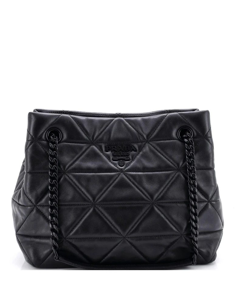Pre-Owned Prada Medium Spectrum Tote Quilted Nappa Leather