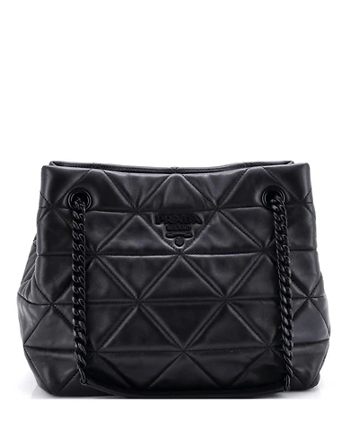 Pre-Owned Prada Medium Spectrum Tote Quilted Nappa Leather