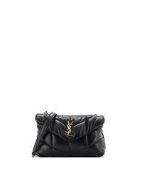 Pre-Owned Saint Laurent Mini Loulou Puffer Shoulder Bag Quilted Leather