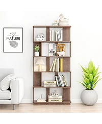 Streamdale Furniture Tier Open Bookshelf Mdf Display Shelving
