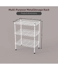 Streamdale Furniture 3-Tier Metal Storage Rack